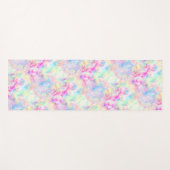 パステルレインボー絞り染めウォーターカラー ヨガマット (正面(横))