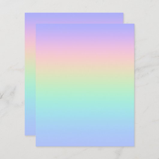 パステルレインボー (正面/裏面)
