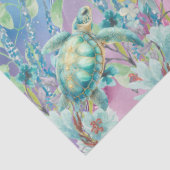 パステルレインボー&ウミガメのデクページ 薄葉紙 (詳細)