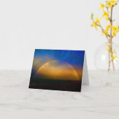 パステルレインボー カード (黄色い花)