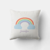 パステルレインボー クッション (裏面)