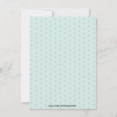 パステルレインボー&クラウドベビーシャワー 招待状 (裏面)