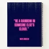 パステルレインボー&ユニコーンノート ノートブック (裏面)