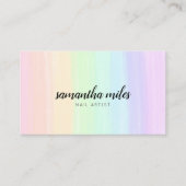 パステルレインボー 名刺 (正面)