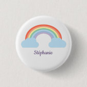 パステルレインボー 缶バッジ (正面)