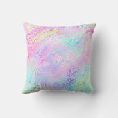 *~*パステルレオパード虹色レインボーアニマルプリント クッション (裏面)