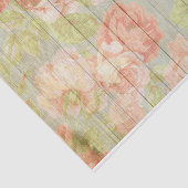 パステルレッドピンクローゼオンウッド素朴デクページ 薄葉紙 (詳細)