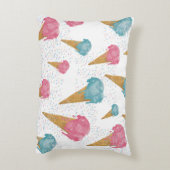 パステルレトロウォーターカラーアイスクリーム&スプリンクル アクセントクッション (裏面(縦))