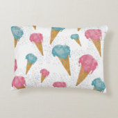 パステルレトロウォーターカラーアイスクリーム&スプリンクル アクセントクッション (裏面)