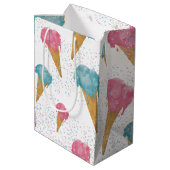 パステルレトロウォーターカラーアイスクリーム&スプリンクル ミディアムペーパーバッグ (裏面アングル)