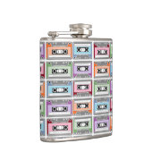 パステルレトロカセットテープパターン フラスク (右)