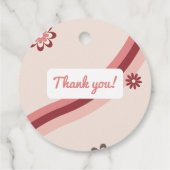 パステルレトロピンクブラウンベビードラゴンサンキュー フェイバータグ (裏面)