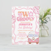 パステルレトロヴァンツーグルーヴィー2nd誕生日パーティー 招待状 (スタンド正面)