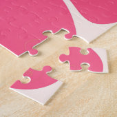 パステルレトロ波状花 ジグソーパズル (側面)