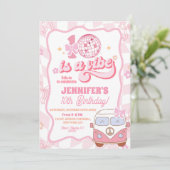 パステルレトロ10thバースデーパーティー 招待状 (スタンド正面)