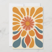 パステルレトロ1970結婚年代 招待状 (裏面)