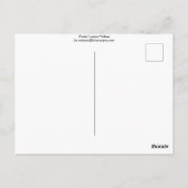 パステルレモンイエローストライプズ ポストカード (裏面)