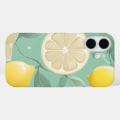 パステルレモンiPhoneケース Case-Mate iPhoneケース (裏面 (横))
