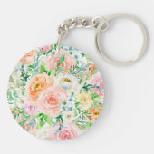 パステルロマンチックな庭園 キーホルダー (裏面)