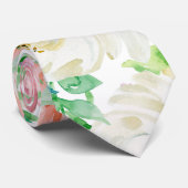 パステルロマンチックな庭園 ネクタイ (ロール)