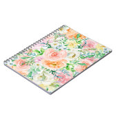 パステルロマンチックな庭園 ノートブック (左側)