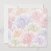 パステルローズの招待状 招待状 (裏面)