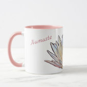 パステルロータスブロッサム《植物》スイレンボタニカルフローラ マグカップ (左)