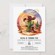 パステルワイルドウエストカウボーイ誕生日