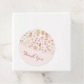 パステルワイルドフラワーズサンキューメッセージカード フェイバータグ (インサイチュ)