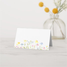 パステルワイルドフラワーズ プレイスカード