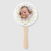 パステルワイルドフラワーバプテスマ ハンドファン (正面)