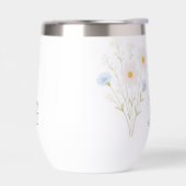 パステルワイルドフラワーパーソナライズされたブーケ"ママEst." (左面)