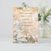 パステルワイルドフラワーメドウウェディングスプカード 出欠カード (スタンド正面)