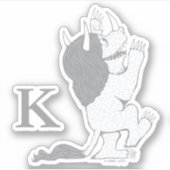 パステルワイルドモノ |イニシャルの追加 シール (正面)