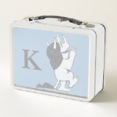 パステルワイルドモノ |イニシャルの追加 メタルランチボックス (裏面)