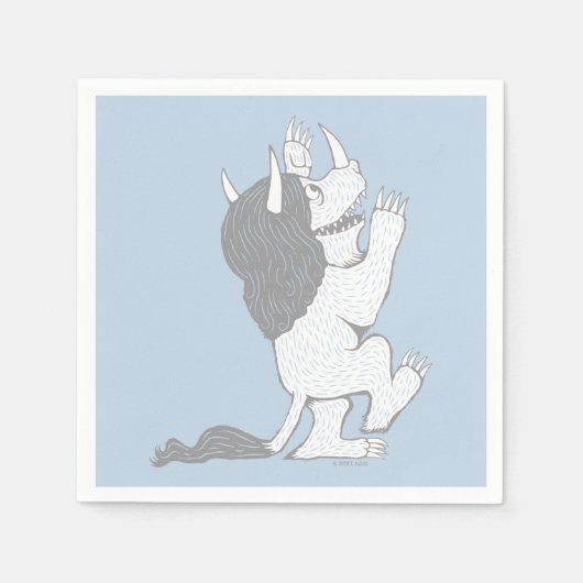 パステルワイルドモノ スタンダードカクテルナプキン (正面)