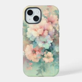 パステルヴィンテージズバラ iPhone 15ケース