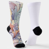 パステルヴィンテージドールアートソックスユニセックスアートソックス ソックス (傾斜あり)