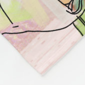 パステルヴィンテージピエロ フリースブランケット (角)