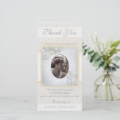 パステルヴィンテージフラワーズ悔やみや弔慰サンキューC サンキューカード (スタンド正面)