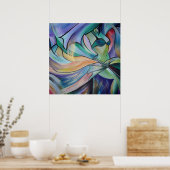 パステルヴェール付き中東ベリーダンサー ポスター (キッチン)