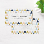 パステル三角形イベントプランナー名刺 (デスク)