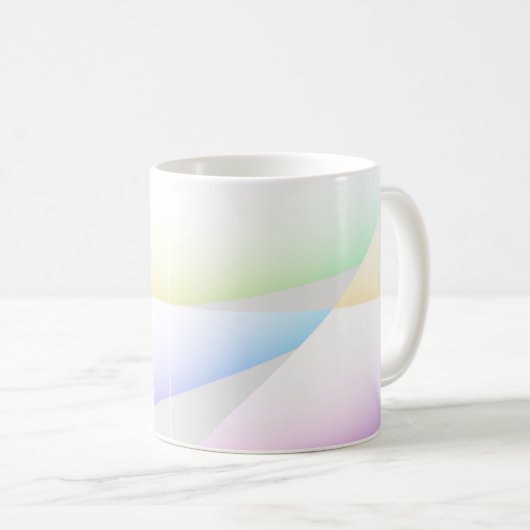 パステル三角形コーヒーマグ コーヒーマグカップ (正面右)
