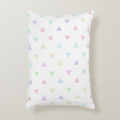 パステル三角形パタ数々のーン – カラー アクセントクッション (正面(垂直))