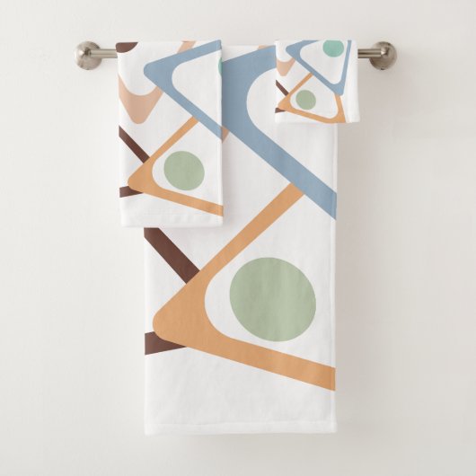 パステル三角形 バスタオルセット (インサイチュ)