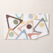 パステル三角形 バスタオルセット (ハンドタオル)