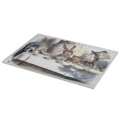 パステル不機嫌ハターズティーパーティーカッティングボード カッティングボード (角)