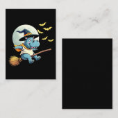 パステル不気味ハロウィーンベビーモーデンヒッポ 名刺 (正面/裏面)