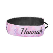 パステル体操イベントヘッドバンドと彼女の名前! アスレチックヘッドバンド (右)