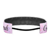 パステル体操イベントヘッドバンドと彼女の名前! アスレチックヘッドバンド (裏面)